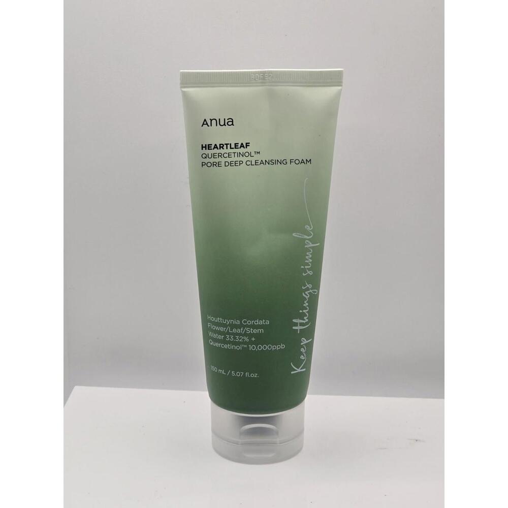 Anua Heartleaf Quercentinol Pore Deep Cleansing Foam 150ml / New W/O Box